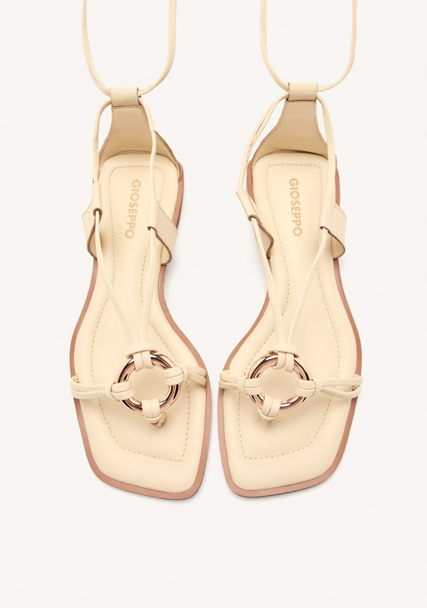 JEWEL LEATHER SANDALS SPRAGUE