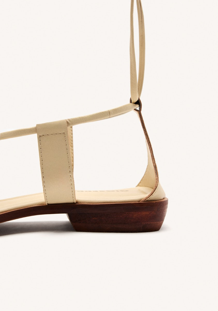 JEWEL LEATHER SANDALS SPRAGUE