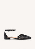 BRAIDED LEATHER BALLET FLATS BINGHAM