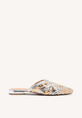 BRAIDED LEATHER MULES LAGRANGE