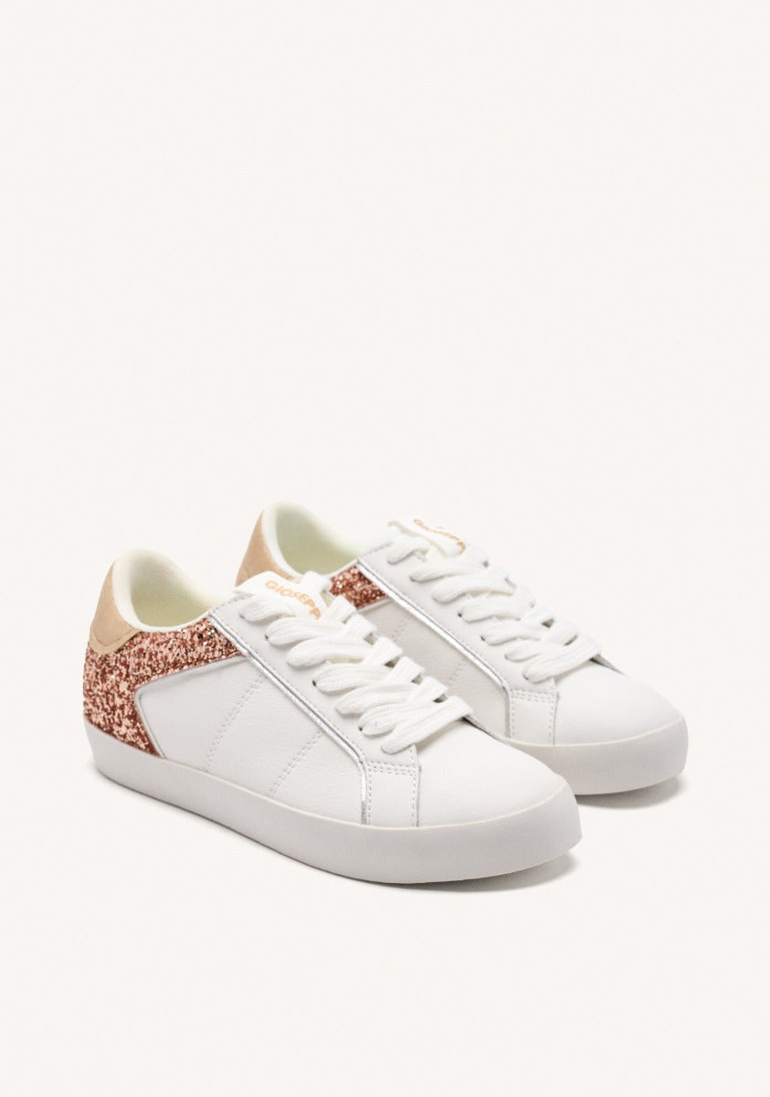 SHINY LEATHER WEDGE SNEAKERS FAIRHAVEN