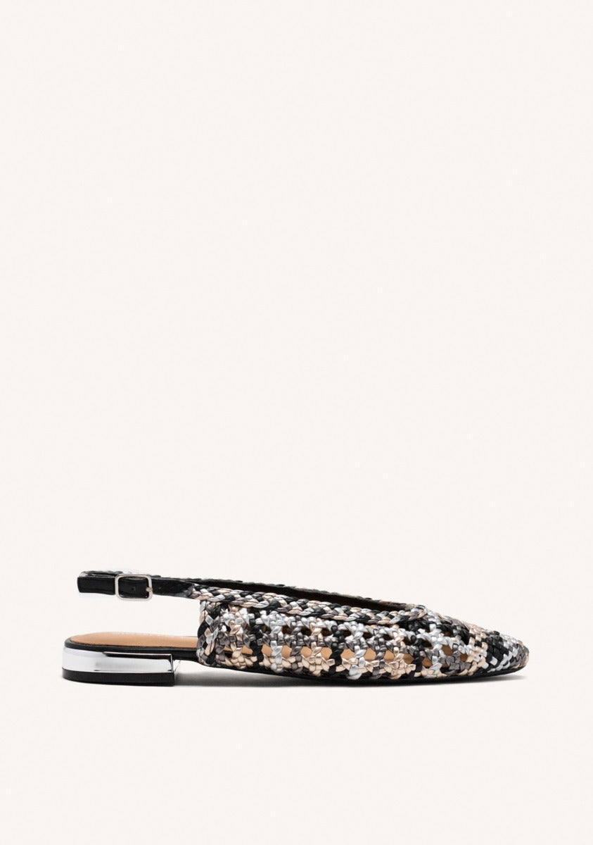 BRAIDED LEATHER MULES COLBY