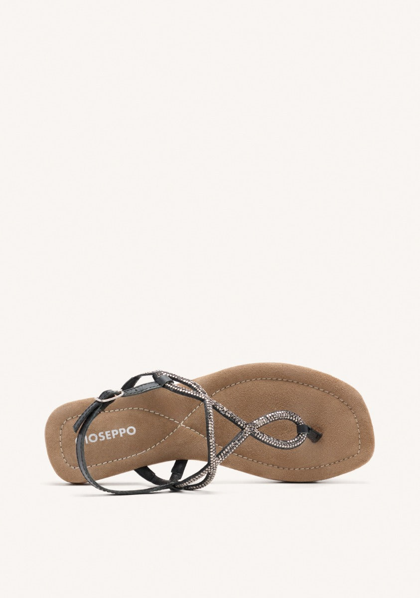 BEADED LEATHER SANDALS KINGFIELD