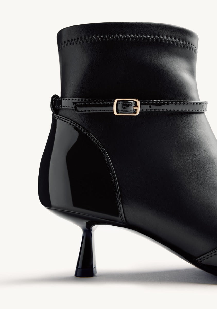 KITTEN HEEL BOOTS CASPIAN