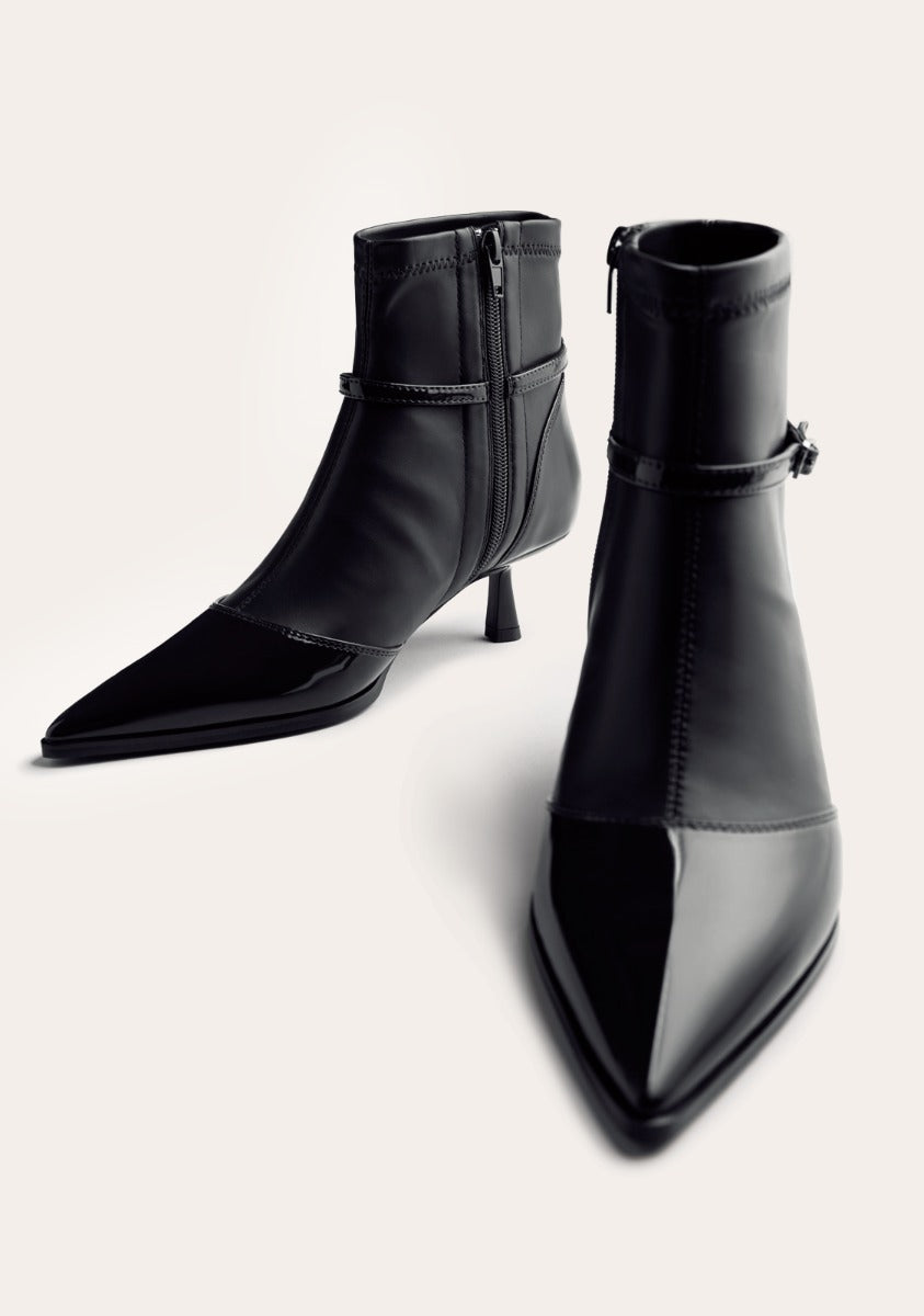 KITTEN HEEL BOOTS CASPIAN