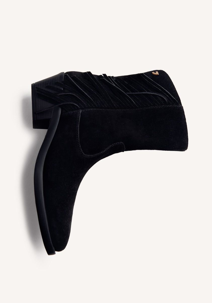 LEATHER FRINGES ANIMAL PRINTBOY BOOTS KASSON