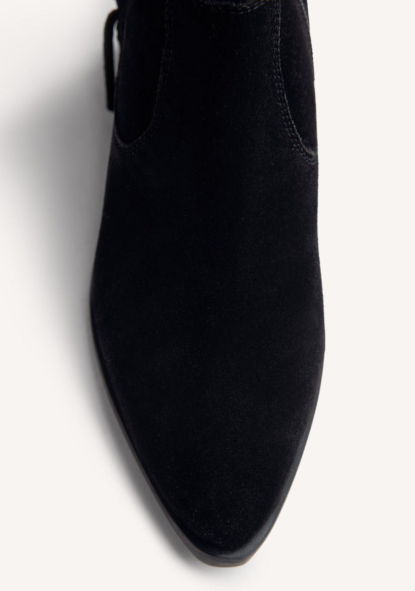 LEATHER FRINGES ANIMAL PRINTBOY BOOTS KASSON