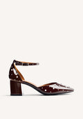 PATENT LEATHER EFFECT STUDDED MARY-JANES KINBRAE