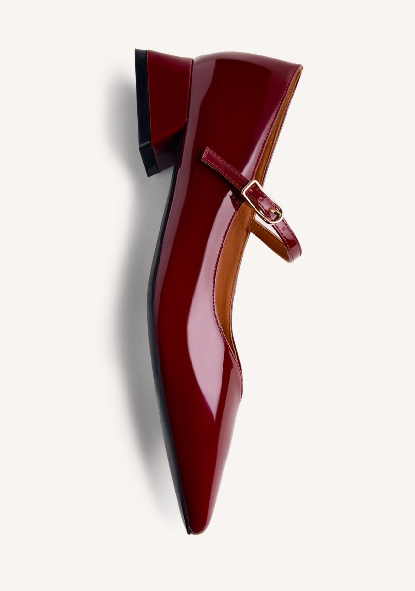 PATENT LEATHER EFFECT MARY-JANES WISHAW