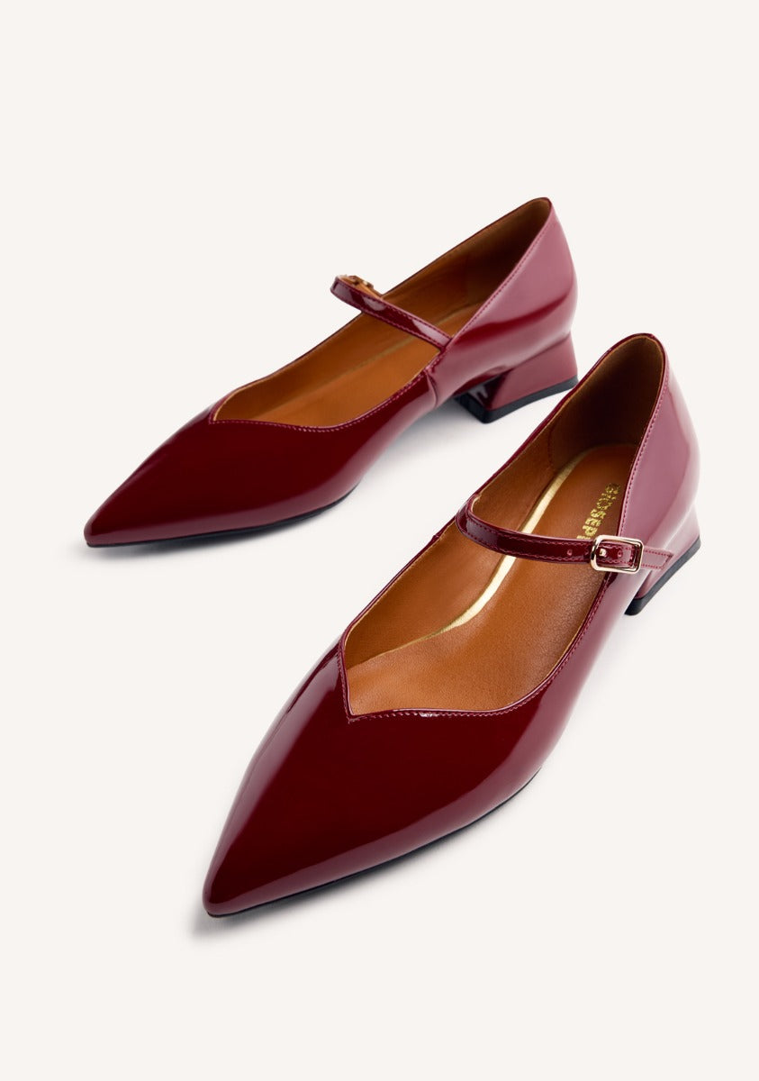 PATENT LEATHER EFFECT MARY-JANES WISHAW