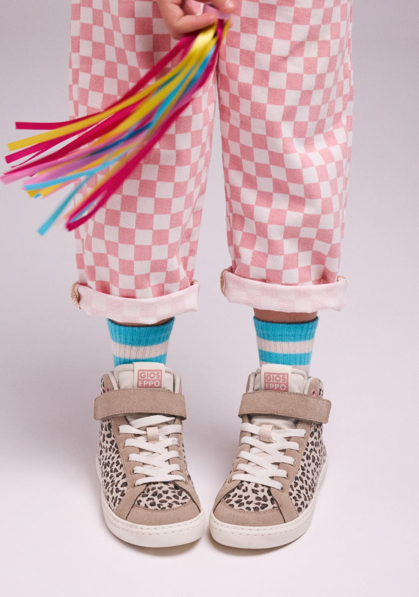 ANIMAL PRINT CORDUROY BOOTIE SNEAKERS KILKENY