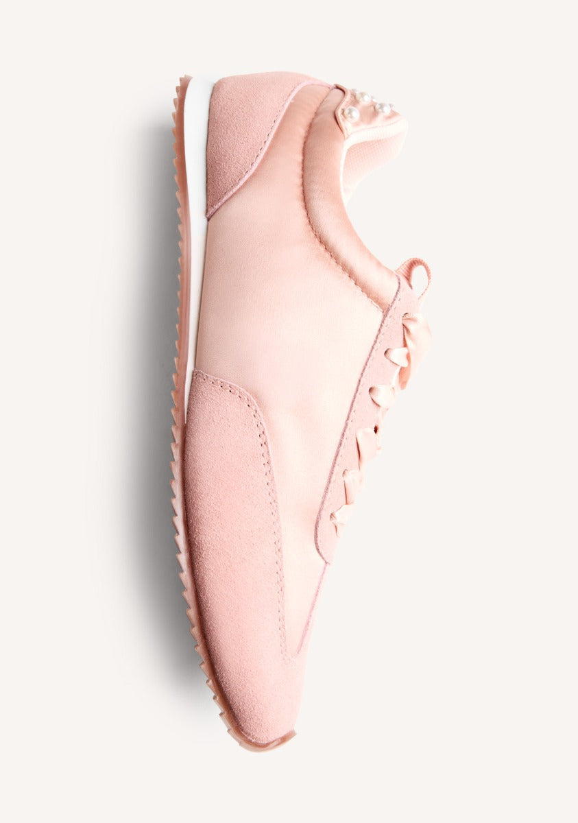 LEATHER SNEAKERS PEARLS CAPAC