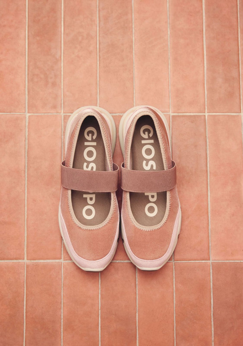 VELVET OPEN SNEAKERS MECOSTA