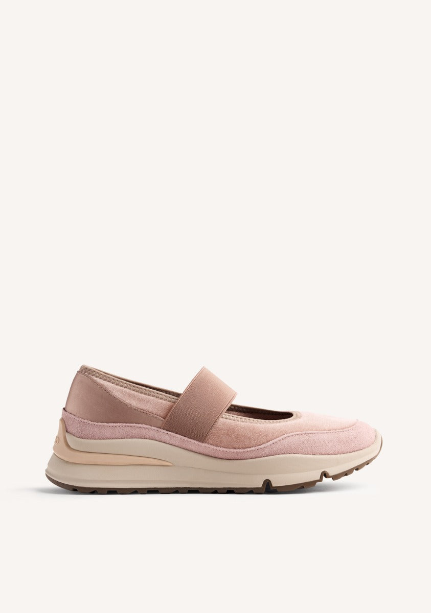 VELVET OPEN SNEAKERS MECOSTA