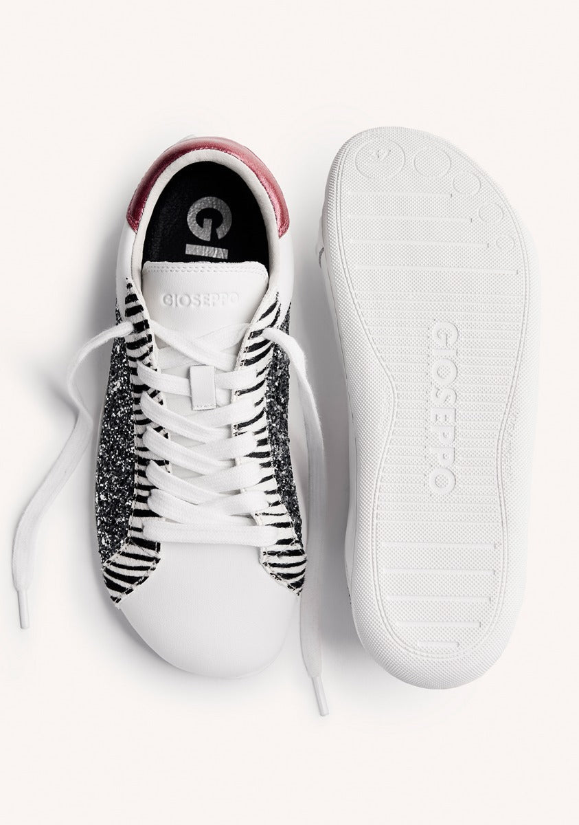 GIOSEPPO BAREFOOT - LEATHER SHINE SNEAKERS LEELANAU