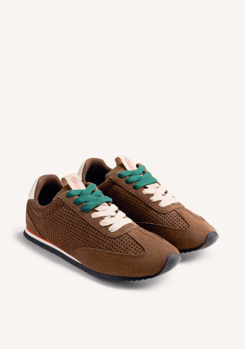 SUEDE LEATHER SNEAKERS ISANTI