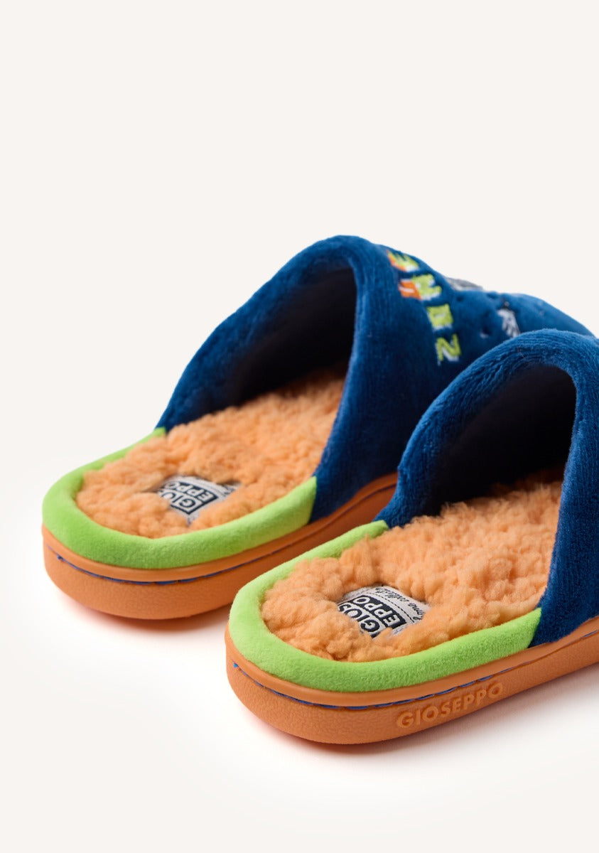 FUR HOUSE SLIPPERS DRAWING COMFREY