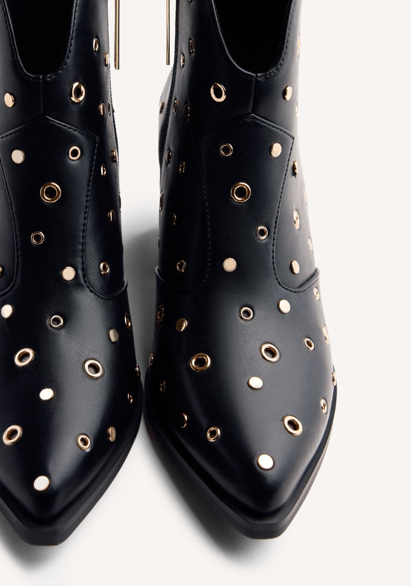 STUDS AND EYELETS ANIMAL PRINTBOY BOOTS MUSKEGON