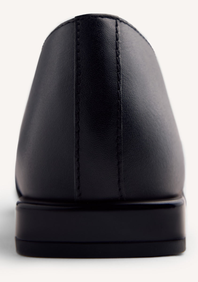 STUDDED LEATHER BALLET FLATS NESSEN