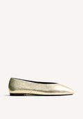 LEATHER BALLET FLATS HENDRUM