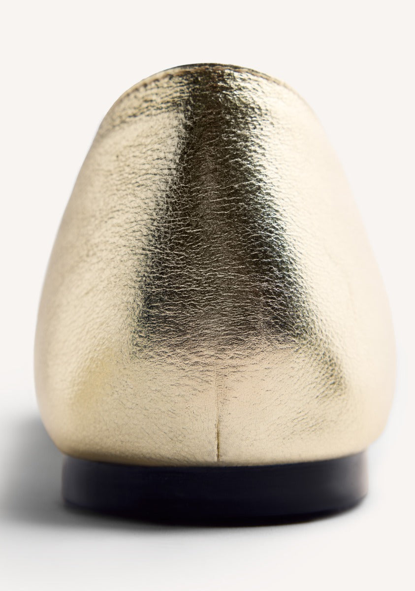 LEATHER BALLET FLATS HENDRUM