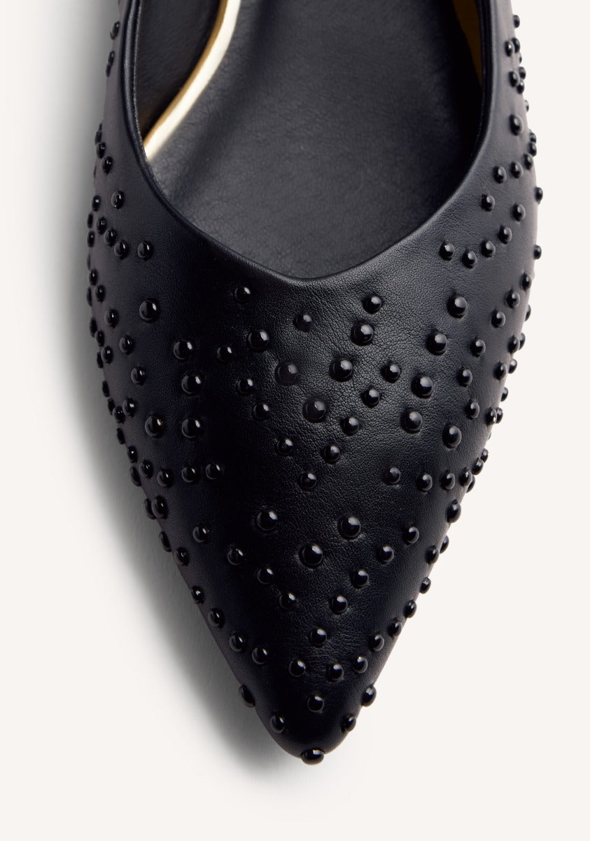 STUDDED HEELED SHOES MADELIA