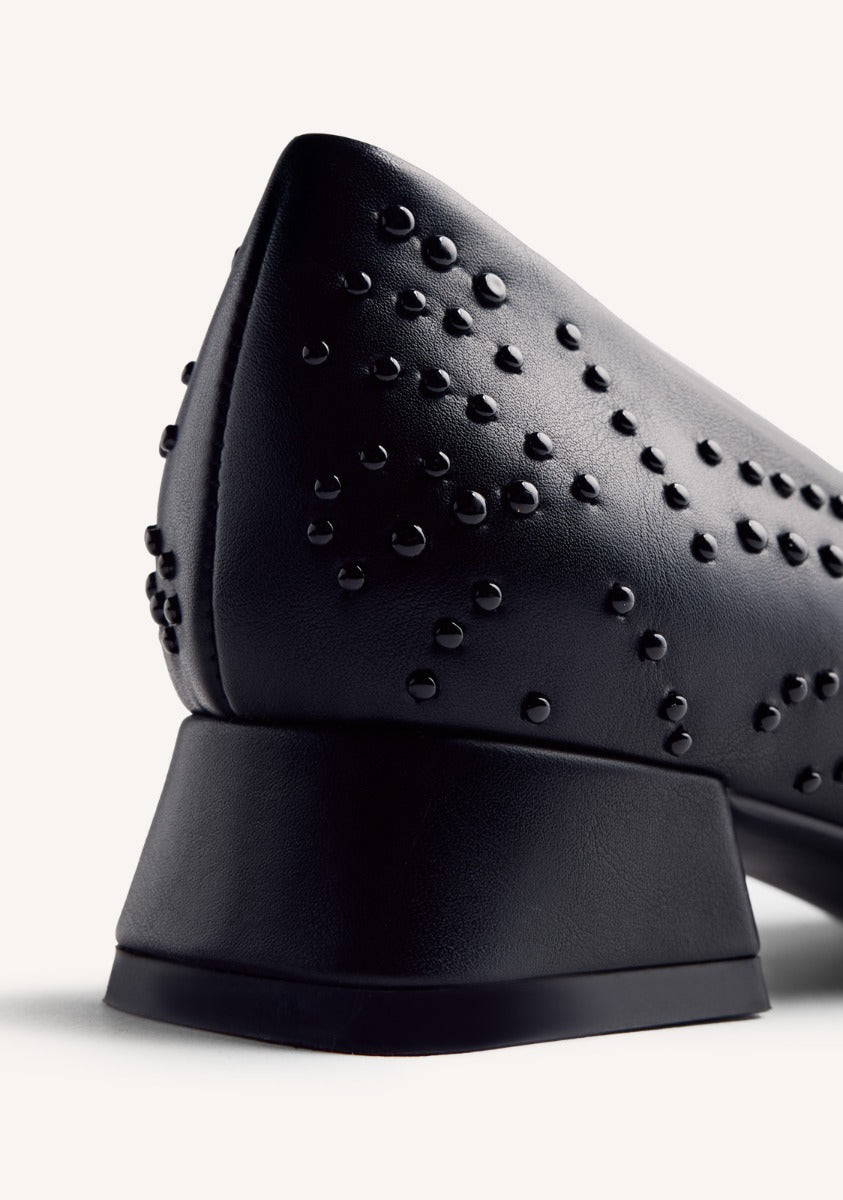 STUDDED HEELED SHOES MADELIA