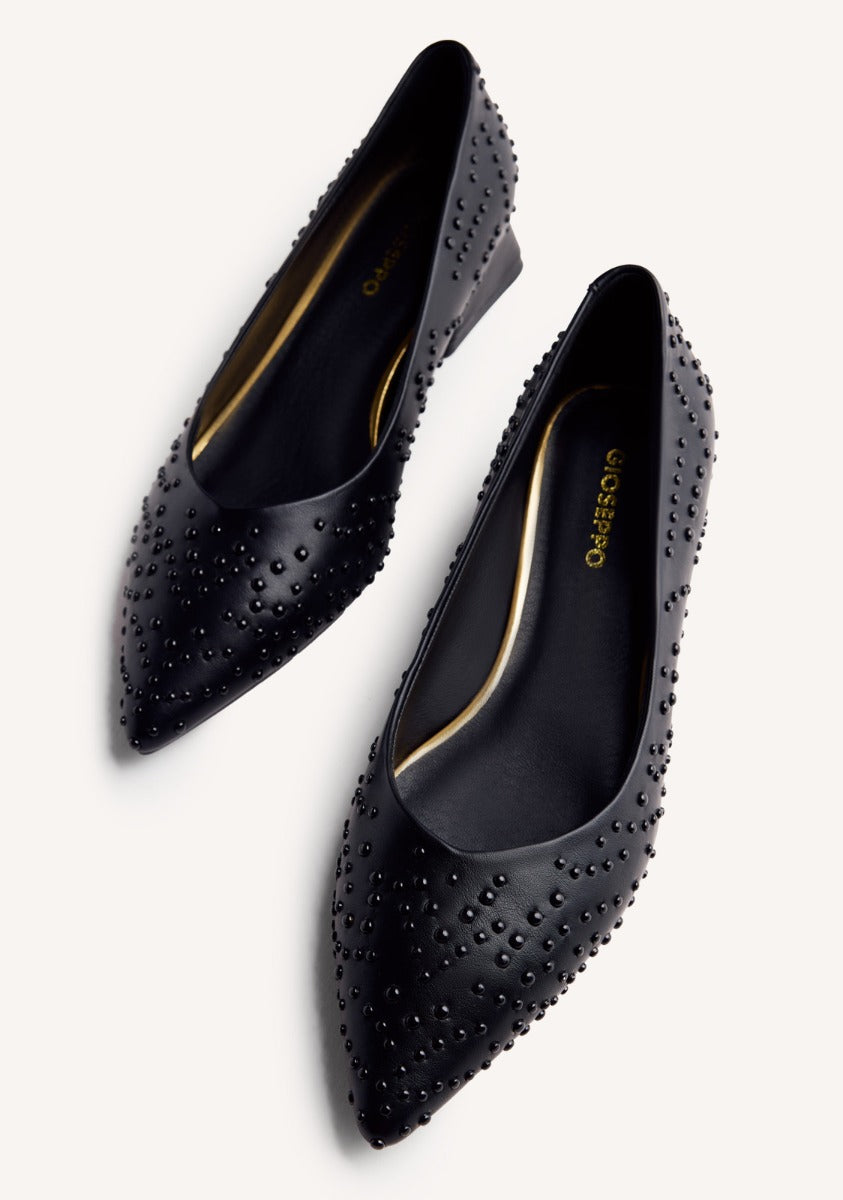 STUDDED HEELED SHOES MADELIA