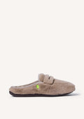 MICROFIBER MOCCASIN TYPE HOUSE SLIPPERS HARRIETTA