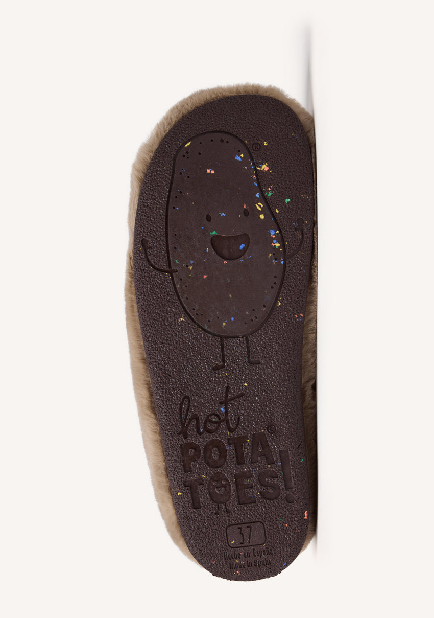 MICROFIBER MOCCASIN TYPE HOUSE SLIPPERS HARRIETTA
