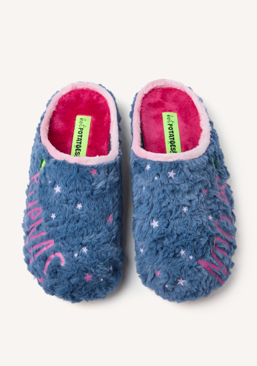 STAR FUR HOUSE SLIPPERS VINING