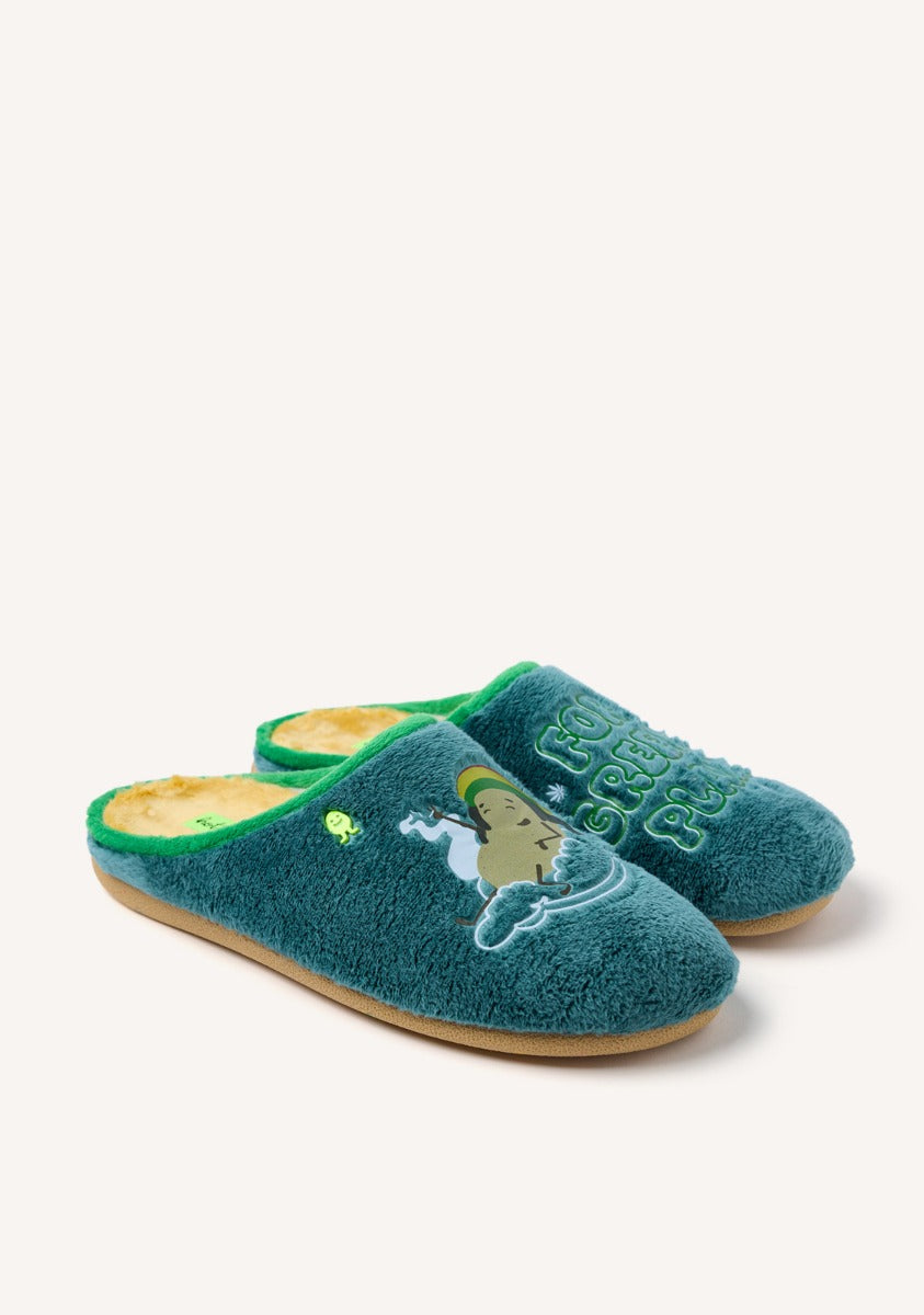 FUR HOUSE SLIPPERS DRAWING AND PHRASE SHAKOPEE