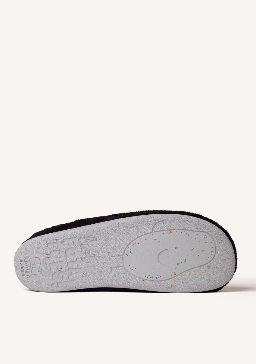 FUR HOUSE SLIPPERS DRAWING AND PHRASE RUTLEDGE