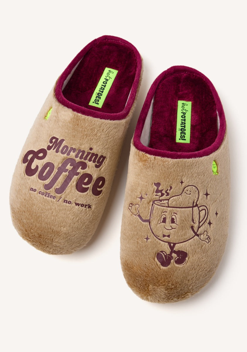 FUR HOUSE SLIPPERS DRAWING AND PHRASE PINCKNEY