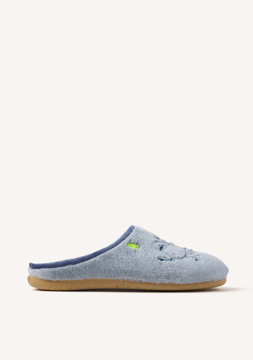 FUR HOUSE SLIPPERS PHRASE PERLEY
