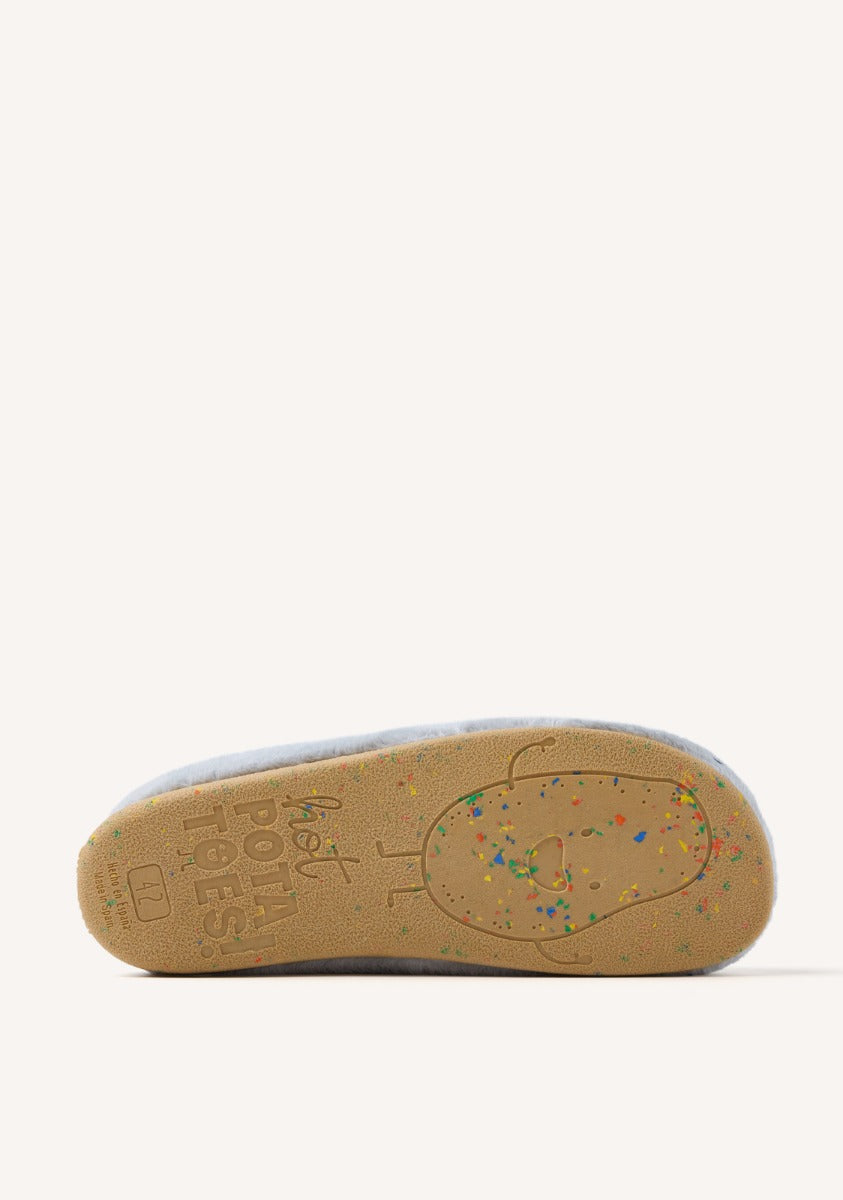 FUR HOUSE SLIPPERS PHRASE PERLEY