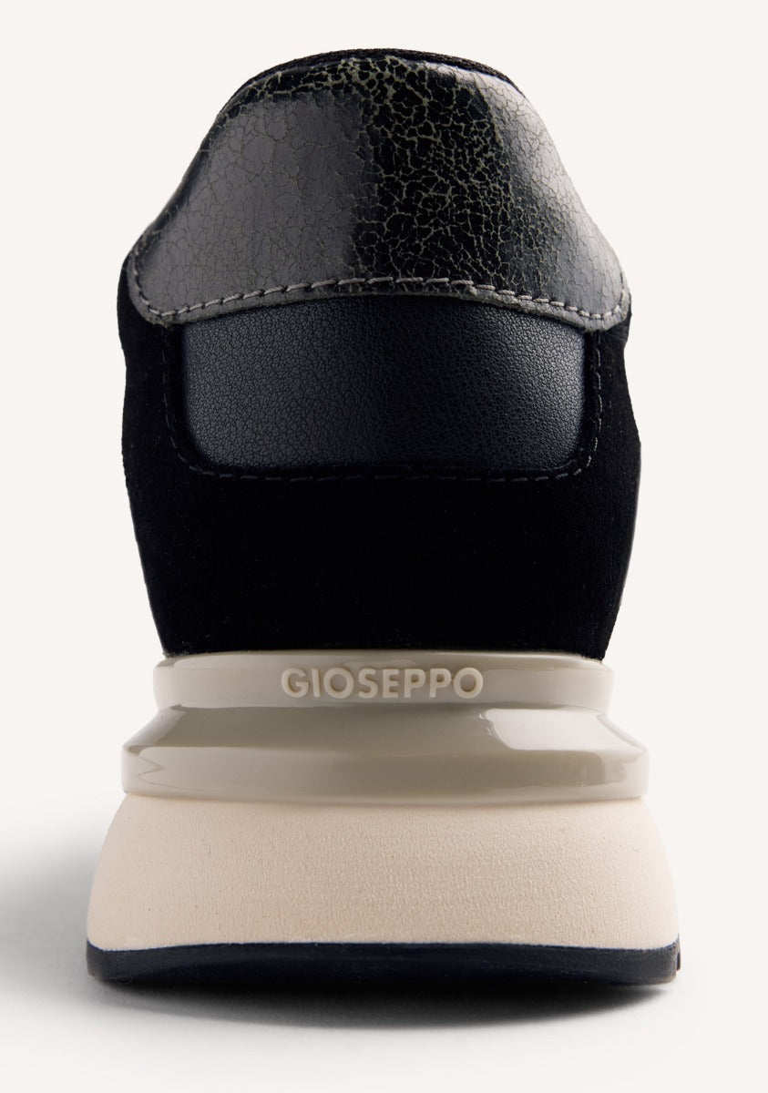 WEDGE ANIMAL PRINT LEATHER SNEAKERS BARODA