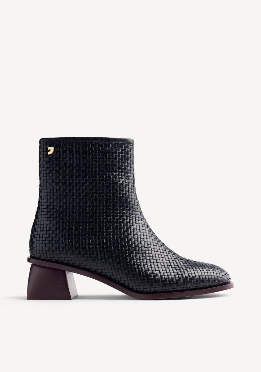 BRAIDED LEATHER BOOTS BEXLEY