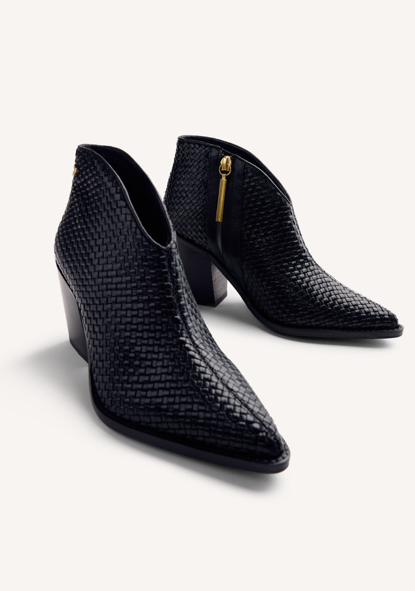 BRAIDED LEATHER BOOTS ERHARD