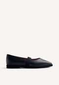 LEATHER BALLET FLATS LONSDALE