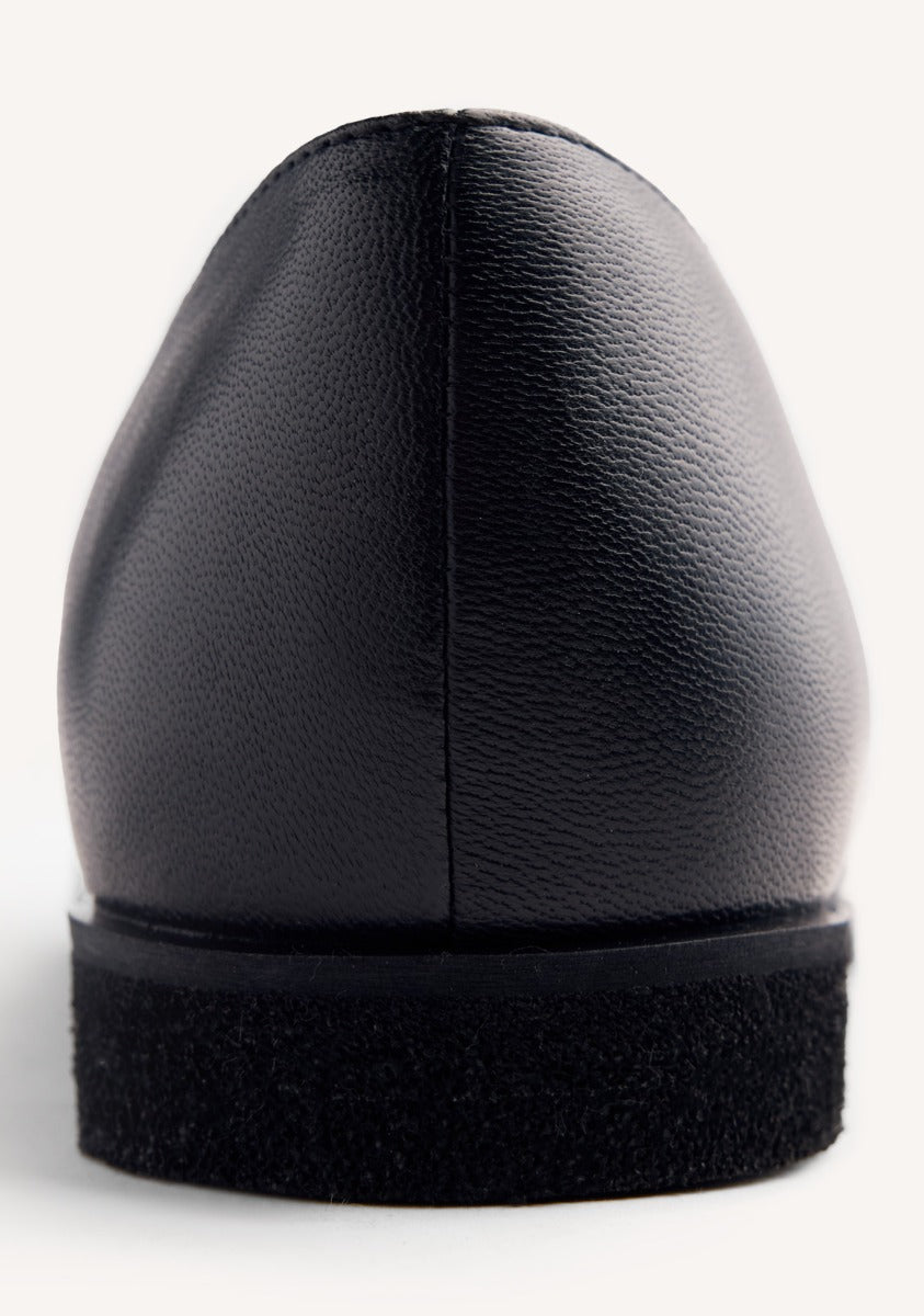 LEATHER BALLET FLATS LONSDALE