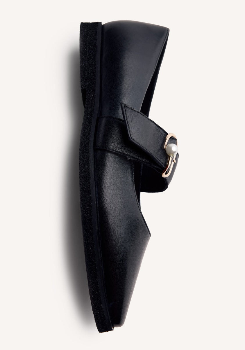 PEARL LEATHER BALLET FLATS ARVESON
