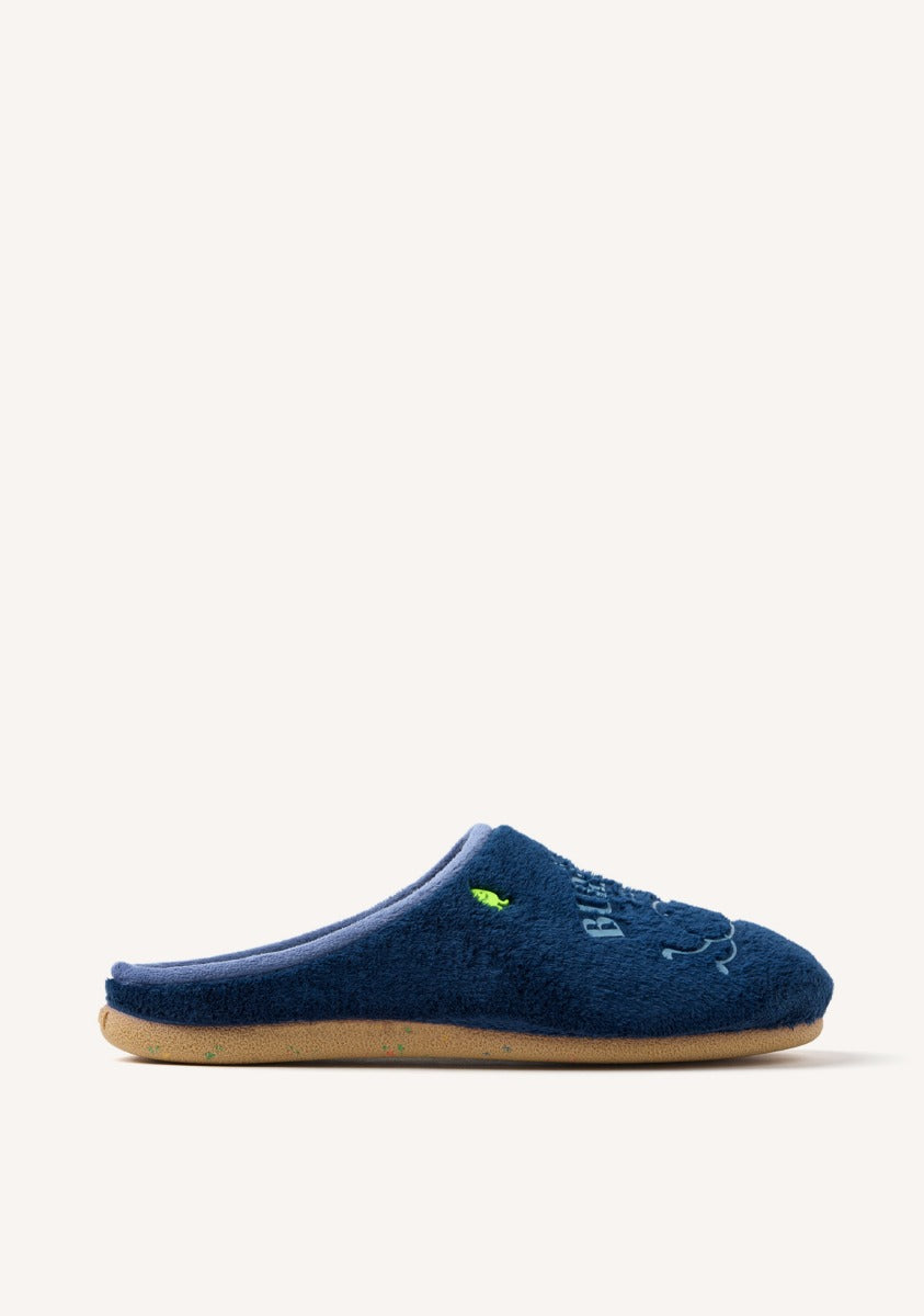 FUR HOUSE SLIPPERS PHRASE TRIMONT