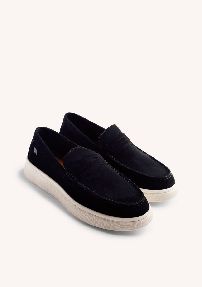 PLATFORM LEATHER LOAFERS HUBBELL