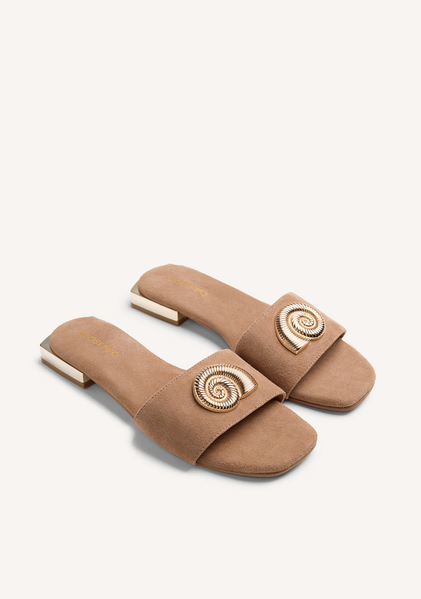 JEWEL LEATHER SANDALS JALPAN