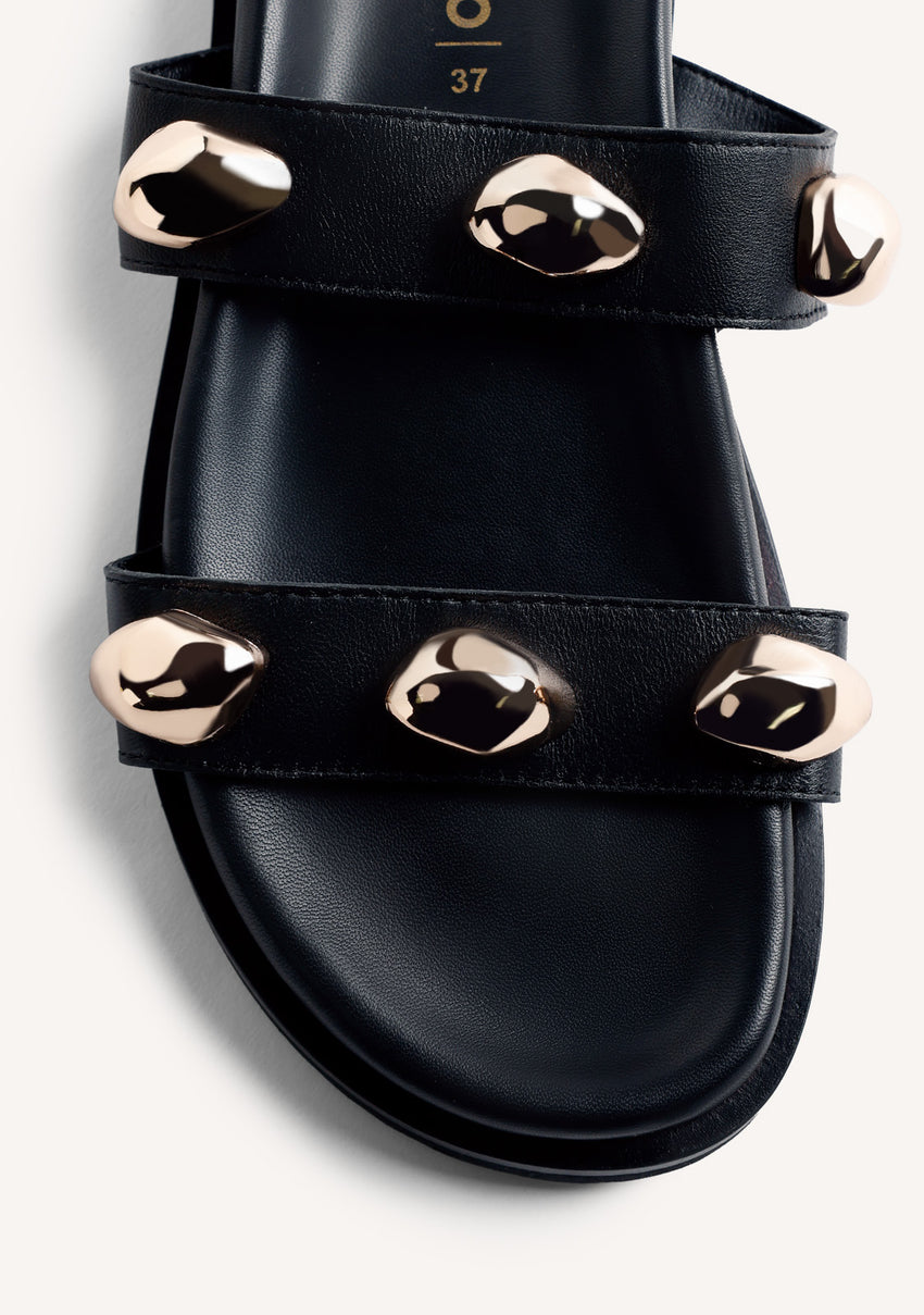 JEWEL LEATHER BIO SANDALS KALOU