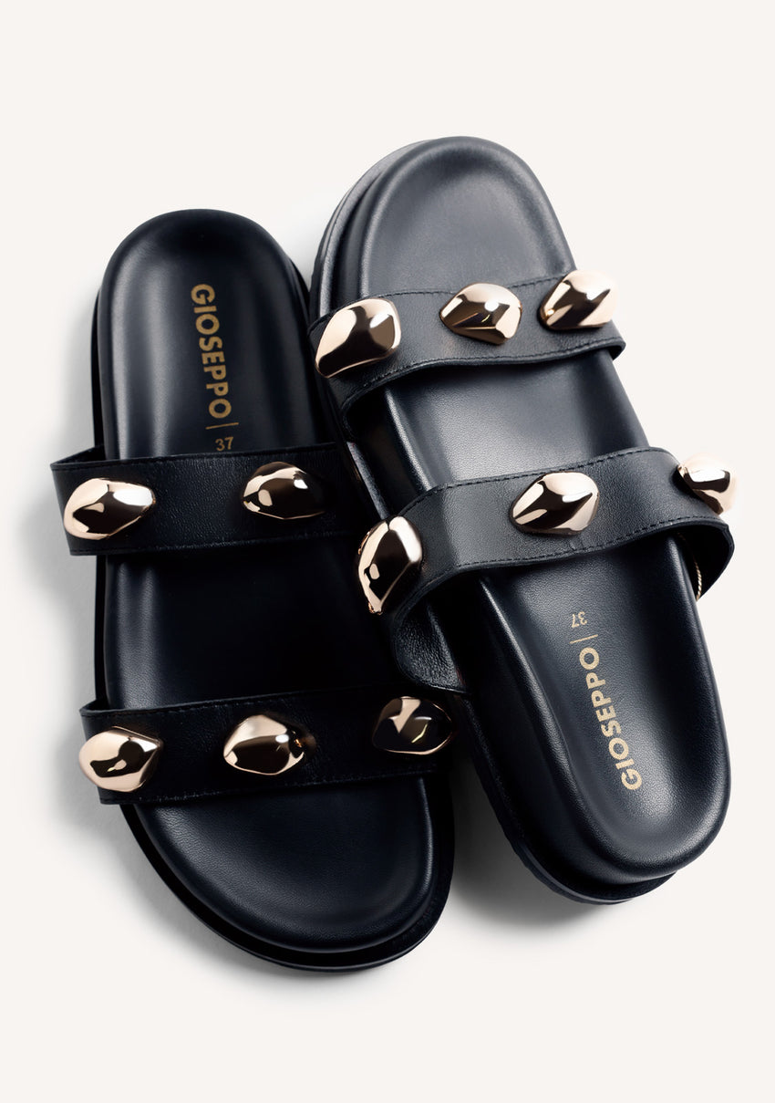 JEWEL LEATHER BIO SANDALS KALOU