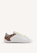 GIOSEPPO BAREFOOT - ANIMAL PRINT LEATHER SNEAKERS ANDEI