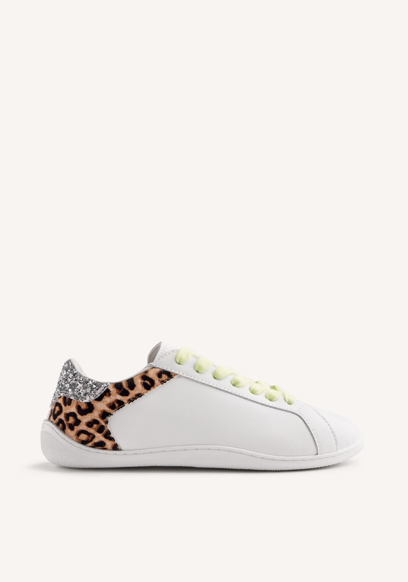 GIOSEPPO BAREFOOT - ANIMAL PRINT LEATHER SNEAKERS ANDEI