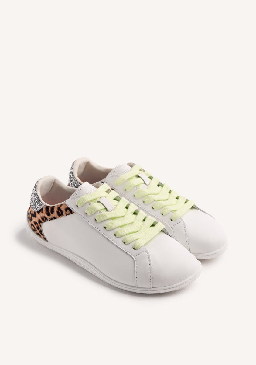 GIOSEPPO BAREFOOT - ANIMAL PRINT LEATHER SNEAKERS ANDEI
